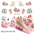 1 Sheet Russian text Nail Watermark Decals Sexy lips Middle finger Sexy girl Water Transfer Slider Russia Words Manicure Tattoos