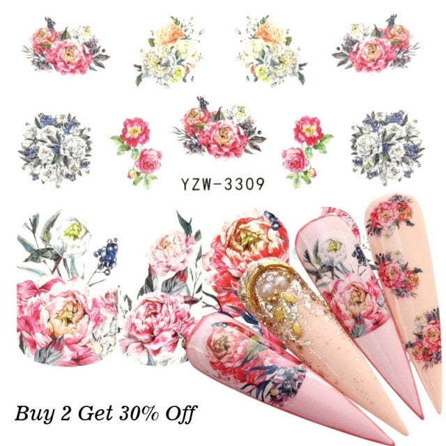 1 Sheet Russian text Nail Watermark Decals Sexy lips Middle finger Sexy girl Water Transfer Slider Russia Words Manicure Tattoos