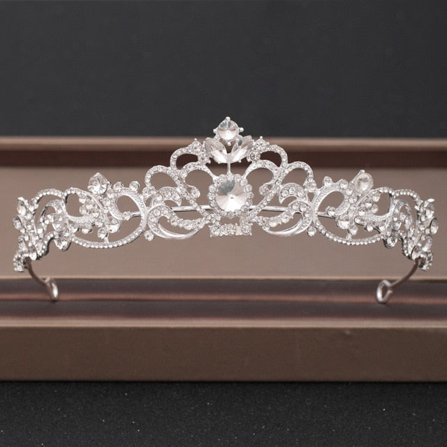 Wedding Crown Hair Jewelry Bridal Headpiece woman Baroque Rhinestones Crystal Tiaras Bride Party Crowns Wedding Hair Accessories
