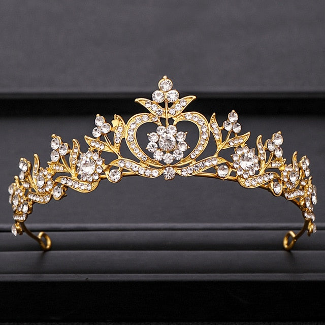 Wedding Crown Hair Jewelry Bridal Headpiece woman Baroque Rhinestones Crystal Tiaras Bride Party Crowns Wedding Hair Accessories