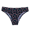 TERMEZY Women Sexy Flowers Lingerie Temptation Low-waist Panties Thong No trace Breathable Underwear Female G String Intimates