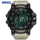 SMAEL Sport Watch Men Top Luxury Brand Military 50M Waterproof Wristwatch Clock Men's LED Digital Watches Relogio Masculino