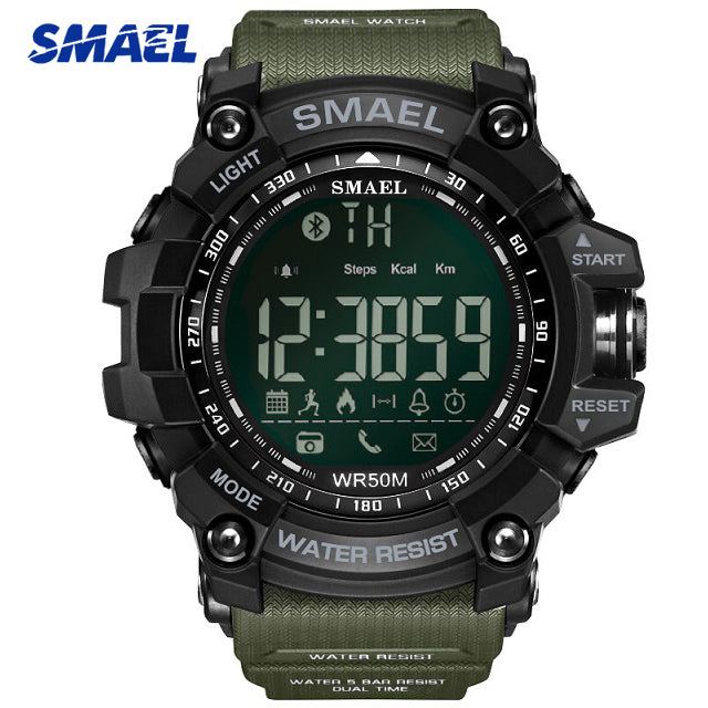 SMAEL Sport Watch Men Top Luxury Brand Military 50M Waterproof Wristwatch Clock Men's LED Digital Watches Relogio Masculino