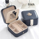 WE New High Capacity Leather Jewelry Box Travel Jewelry Organizer Multifunction Necklace Earring Ring Storage Box Women Gifts