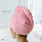 23*60cm 1 Pc Quick Dry Towels Microfiber Fabric Dry Hair Hat Shower Cap Lady Turban  Bath Towel Absorbent