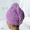 23*60cm 1 Pc Quick Dry Towels Microfiber Fabric Dry Hair Hat Shower Cap Lady Turban  Bath Towel Absorbent