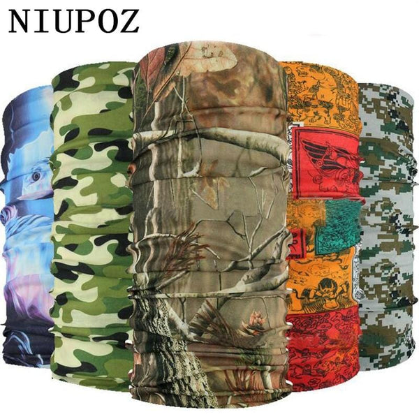 2020 New Multi Functional Bandana Headband Ring Neck Scarf Camouflage Leaves Seamless Tubular Magic Face Scarf Gift for Baby