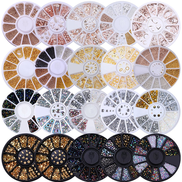 Mixed Color Chameleon Nail Rhinestone Glitter Small Irregular Beads For  Nail Art 3D Decoration Stone In Wheel DIY Tips