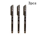 Erasable Pen Set 0.5mm Blue Black Color Ink Writing Gel Pens Refills Rods Washable Handle for School Office Stationery Supplies