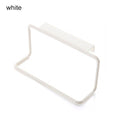 1Pcs Plastic Hanging Holder Towel Rack Multifunction Cupboard Cabinet Door Back Kitchen Accessories Home Storage Organizer