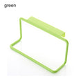 1Pcs Plastic Hanging Holder Towel Rack Multifunction Cupboard Cabinet Door Back Kitchen Accessories Home Storage Organizer