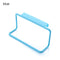 1Pcs Plastic Hanging Holder Towel Rack Multifunction Cupboard Cabinet Door Back Kitchen Accessories Home Storage Organizer