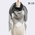 Designer 2020 knitted spring winter women scarf plaid warm cashmere scarves shawls luxury brand neck bandana  pashmina lady wrap