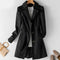 Spring Autumn Trench Coat Woman New Korean Single-breasted Mid-Long Women Trench Coat Overcoat Plus Size 5XL Windbreaker Female