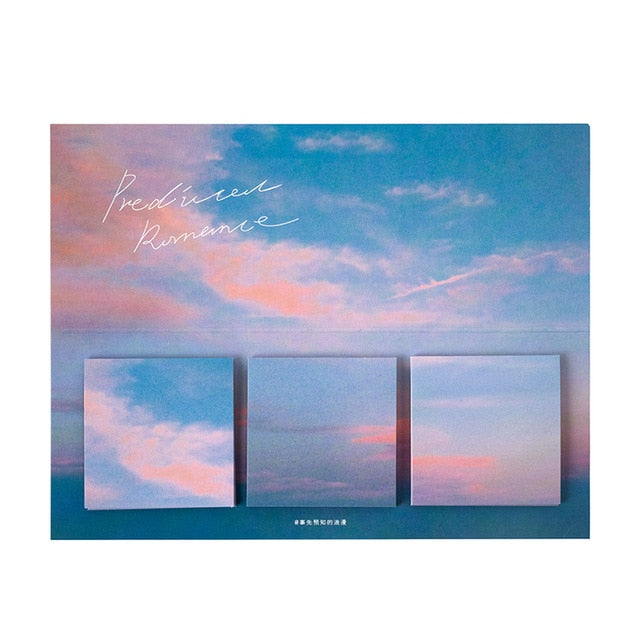 60 Sheets/pack Stars Moon Forest Theme Cute Memo Pad Stickers Decal Sticky Notes Scrapbooking Diy Kawaii Notepad Diary