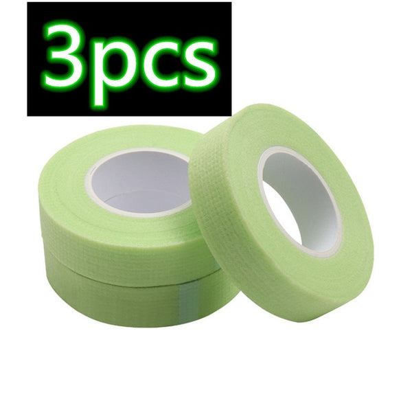 Eyelash Extension Green Tape Sticker Isolation With Holes Breathable Sensitive Resistant Non-woven Patches Eye Pads Makeup Tool