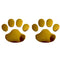 2PCS Car Sticker Cool Design Paw 3D Animal Dog Cat Bear Foot Prints Footprint Decal Car Stickers Silver Gold Auto Accessories