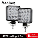 Led light bar 48w Led bar 16barra Led car light For 4x4 led bar offroad SUV ATV Tractor Boat Trucks Excavator 12V 24V work light