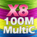 JOSBY 8 Strand Japan Super Strong PE Braided Fishing Line Multifilament Fishing Line 500m Braid Thread Black 8 Braid 18LBS-85LBS