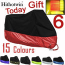 Motorcycle cover universal Outdoor UV Protector Scooter All Season waterproof Bike Rain Dustproof cover M L XL 2XL 3XL 4XL 190T