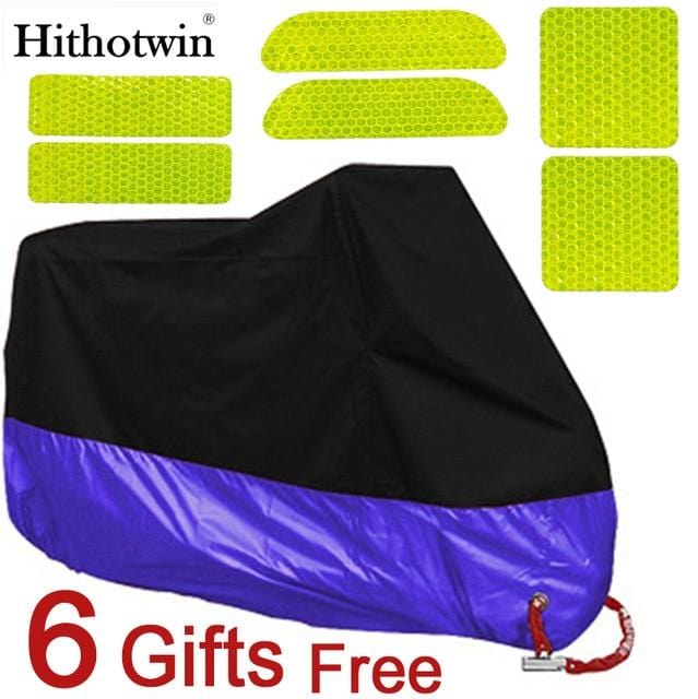 Motorcycle cover universal Outdoor UV Protector Scooter All Season waterproof Bike Rain Dustproof cover M L XL 2XL 3XL 4XL 190T