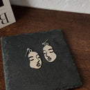 Punk Human Face Drop Earrings For Women Retro Abstract Hollow out Statement Hand Metal Fashion Dangle Earring Jewelry