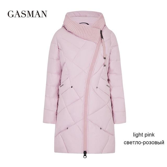GASMAN 2019 Winter Collection Brand Fashion Thick Women Winter Bio Down Jackets Hooded Women Parkas Coats Plus Size 5XL 6XL 1702