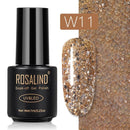 ROSALIND Gel Nail Polish Nail Art Vernis Semi Permanant UV Primer Manicure 7ML Top Coat Primer Gel Lak Hybrid Nail Polishes
