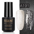ROSALIND Gel Nail Polish Nail Art Vernis Semi Permanant UV Primer Manicure 7ML Top Coat Primer Gel Lak Hybrid Nail Polishes
