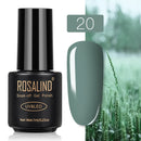 ROSALIND Gel Nail Polish Nail Art Vernis Semi Permanant UV Primer Manicure 7ML Top Coat Primer Gel Lak Hybrid Nail Polishes