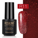 ROSALIND Gel Nail Polish Nail Art Vernis Semi Permanant UV Primer Manicure 7ML Top Coat Primer Gel Lak Hybrid Nail Polishes