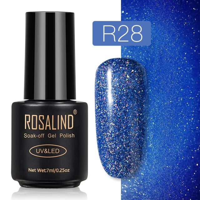 ROSALIND Gel Nail Polish Nail Art Vernis Semi Permanant UV Primer Manicure 7ML Top Coat Primer Gel Lak Hybrid Nail Polishes