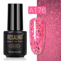 ROSALIND Gel Nail Polish Nail Art Vernis Semi Permanant UV Primer Manicure 7ML Top Coat Primer Gel Lak Hybrid Nail Polishes