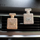 Diamond Perfume Bottle Decor For Car Air Vent Clip Air Freshener In Auto Interior Decoration Car Aroma Diffuser Car Accessories