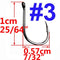 100pcs / 50pcs Iseama Circle Carp Eyed Fishing Hook Size 3 4 5 6 7 8 9 10 11 12 13 14 15 16 17 18 Ring eye Japan Fishhook