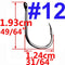 100pcs / 50pcs Iseama Circle Carp Eyed Fishing Hook Size 3 4 5 6 7 8 9 10 11 12 13 14 15 16 17 18 Ring eye Japan Fishhook