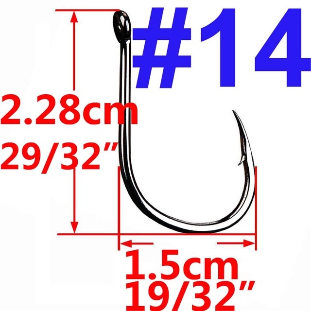 100pcs / 50pcs Iseama Circle Carp Eyed Fishing Hook Size 3 4 5 6 7 8 9 10 11 12 13 14 15 16 17 18 Ring eye Japan Fishhook
