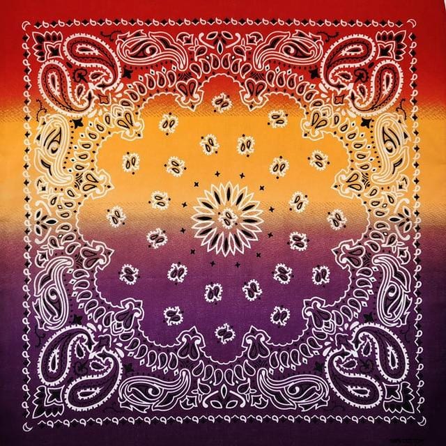 2020 New Fashion Hip Hop 100% Cotton Bandana Square Scarf 55cm*55cm Black Red Paisley Headband Printed For Women/Men/Boys/Girls