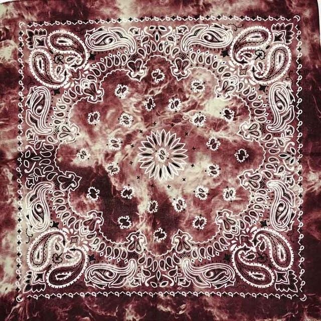 2020 New Fashion Hip Hop 100% Cotton Bandana Square Scarf 55cm*55cm Black Red Paisley Headband Printed For Women/Men/Boys/Girls