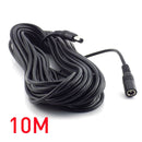 10m 5m 3M 2m 1m 5.5 x 2.1mm DC Power connector Jack Adapter lead cord 12v cable DC female Male extension external Plug