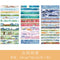 3pcs/set  2019NEW Cartoon Flowers Leaves Sticker  DIY Diary Decor Stickers Scrapbook cute Stationery journal Supplies