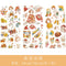 3pcs/set  2019NEW Cartoon Flowers Leaves Sticker  DIY Diary Decor Stickers Scrapbook cute Stationery journal Supplies