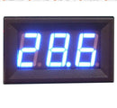 Digital Voltmeter DC 4.5V to 30V Digital Voltmeter Voltage Panel Meter Red/Blue/Green For 6V 12V Electromobile Motorcycle Car