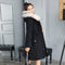 -30 Degrees New 2020 Women Winter Jacket Hooded Fur Collar Female Winter Coat Long Parkas with Fur Lining Plus Size Fur Parka