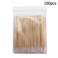500pcs Wooden Cotton Swabs Stick for Ears Cleaning Eyebrow Lips Eyeliner Tattoo Makeup Cosmetics Tools Jewelry Clean Sticks Buds