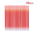 20 Pcs/set Magic Erasable Pen Refills Rod 0.5mm Office Gel Pen Washable Handle Blue Black Red Ink Pen School Writing Stationery