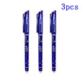 20 Pcs/set Magic Erasable Pen Refills Rod 0.5mm Office Gel Pen Washable Handle Blue Black Red Ink Pen School Writing Stationery