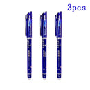 20 Pcs/set Magic Erasable Pen Refills Rod 0.5mm Office Gel Pen Washable Handle Blue Black Red Ink Pen School Writing Stationery