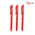 20 Pcs/set Magic Erasable Pen Refills Rod 0.5mm Office Gel Pen Washable Handle Blue Black Red Ink Pen School Writing Stationery