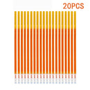20 Pcs/set Magic Erasable Pen Refills Rod 0.5mm Office Gel Pen Washable Handle Blue Black Red Ink Pen School Writing Stationery